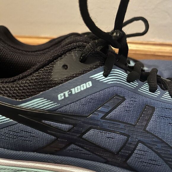 Asics CT-1000 Flyte Foam Blue Teal Synthetic Mesh Running Shoes‎ Women's Size 9 - Picture 2 of 9